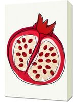 Obraz 40x60cm Nowoczesny Owoce I Granat I Pop Art Vintage