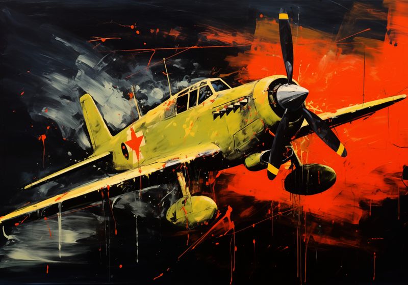 Plakat 100x70cm Barwny Przelot zdjęcie 1