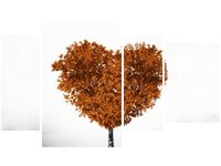 OBRAZ TREE OF LOVE MIŁOŚĆ SERCE PRZYRODA