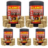 FLAMIT Podpałka Eko do Grilla Kominka PIECA 360 kostek Podpałka w kostkach