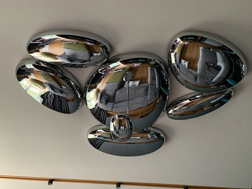 Plafon STONE MIRROR - stal polerowana na Arena.pl