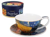 Filiżanka ze spodkiem - V. van Gogh, Taras Kawiarni Nocą (CARMANI)