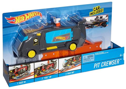Hot Wheels Super Pojazd Pit Crewser + Autko na Arena.pl