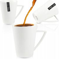 KUBEK PORCELANOWY VIVA 350ML BIAŁY NA KAWĘ HERBATĘ UNIWERSALNY Z UCHEM