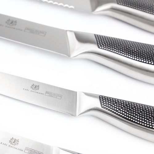 ZESTAW KOMPLET 5 noży kuchennych STALOWE OSTRE NOŻE nóż szefa kuchni STAL na Arena.pl