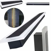 LAMPA KINKIET LED OGRODOWA ELEWACYJNA ZEWNĘTRZNA DŁUGA 60CM B.NEUTRALNA 12W