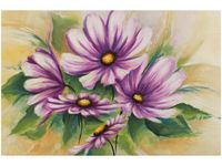 60X40CM KWIATY ZIELENI OBRAZ