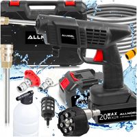 MYJKA CIŚNIENIOWA AKUMULATOROWA 20V ZESTAW DO MYCIA PIANA OGRODOWA 2x AKU