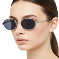 Damskie okulary fotochromowe kat.1-3 przeciwsłoneczne STLF-06E Silver/Gray