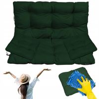 Zestaw PODUSZKI OGRODOWE na huśtawkę ławkę 100x60x50 +2 jaśki 45x45