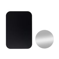 Blaszki do uchwytu magnetycznego czarno srebrne