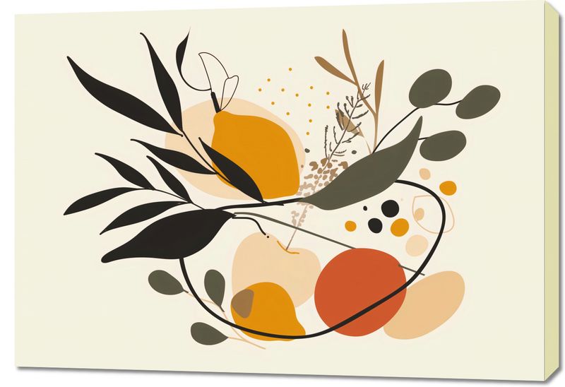 Obraz 100x70cm Botaniczny Wir zdjęcie 1