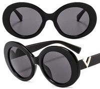 OKULARY LENONKI OKRĄGŁE CZARNE Steampunk otwierane retro O32_Czarny