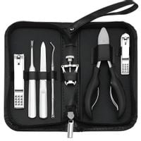 ZESTAW NA WRASTAJĄCE PAZNOKCIE 7w1 CĄŻKI OBCINACZ DO PAZNOKCI PILNIK KLAMRA