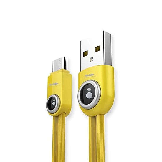 REMAX Kabel Lemen RC-101m - USB na Micro USB - Żółty zdjęcie 1