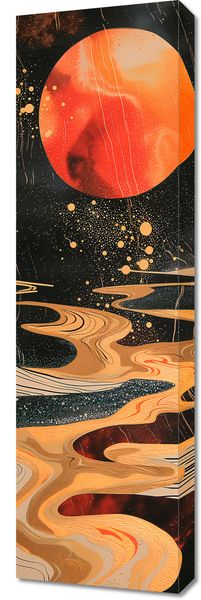 Obraz 30x100cm Planetarny Taniec zdjęcie 1