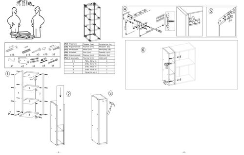 BELLA G-25/72 SZAFKA GÓRNA OTWARTA DĄB CRAFT na Arena.pl