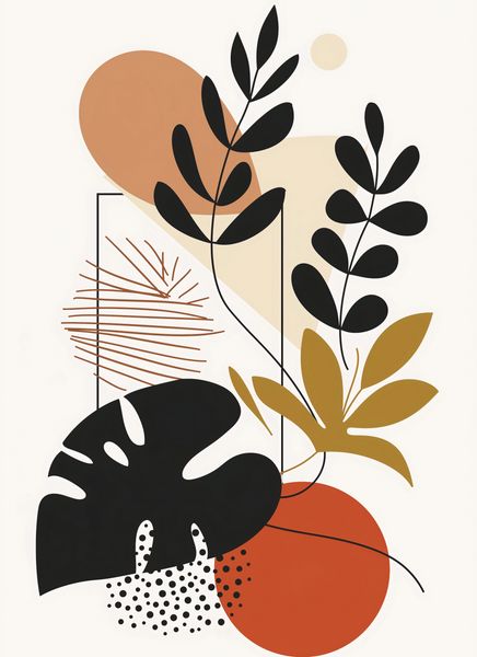 Plakat 40x55cm Zawisły Liść zdjęcie 1