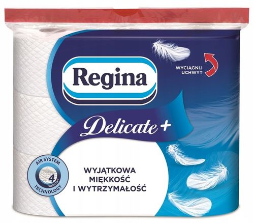 Papier Toaletowy Regina DELICATE+ (Delicatis) poduszeczki 4W zestaw 45 szt. na Arena.pl