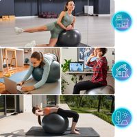 PIŁKA GIMNASTYCZNA DO ĆWICZEŃ TRENING FITNESS REHABILITACYJNA DUŻA 65 CM