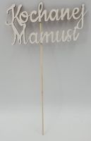 napis na piku 5szt  Kochanej Mamusi