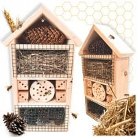 Domek dla owadów hotel budka lęgowa murarka domki MEGA DUŻY aż 47cm! EKO
