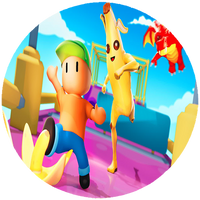 Opłatek na tort Stumble Guys