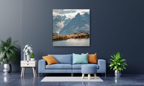 OBRAZ NA PŁÓTNIE 105 W górach 70x70cm na Arena.pl