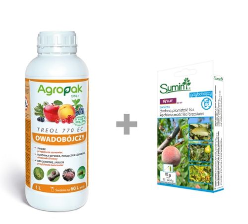 Treol 770EC 1L+Syllit 65WP 10g owady choroby kędzierzawość drzew owocowych na Arena.pl