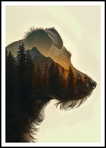 Plakat 70x100cm Psi Duch Lasu na Arena.pl