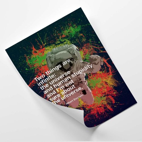 Plakat, Sentencja Einsteina 40x60 na Arena.pl