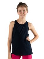 Podkoszulka dziewczęca bokserka bawełniana granatowa 146-152 YOCLUB