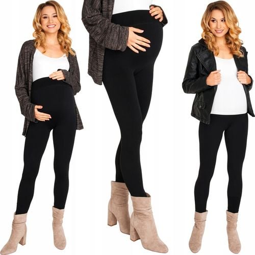 LEGGINSY OCIEPLANE FUTERKIEM CIĄŻOWE GRUBE CIEPŁE GETRY PLUS SIZE na Arena.pl