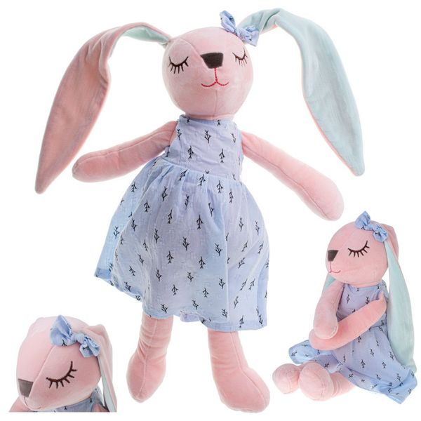 Maskotka pluszowa królik niebieski 52cm zdjęcie 2