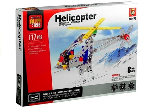 Klocki Konstrukcyjne Helikopter 117 Elementów na Arena.pl