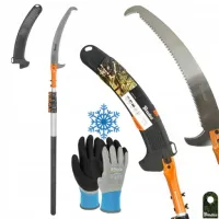 PIŁA TELESKOPOWA Z HAKIEM BRADAS V-SERIES 5,5M OSTRZE 360mm RĘKAWICE ZIMOWE
