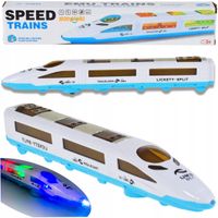 POCIĄG EXPRESS KOLEJKA CIUCHCIA INTERAKTYWNA NA BATERIE EFEKTY 3D