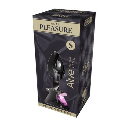 mini metal butt plug s pink na Arena.pl