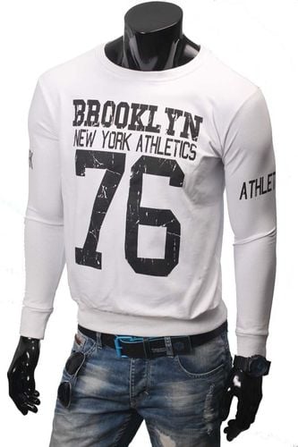 Bluza Męska Brooklyn BL13 Biały L na Arena.pl