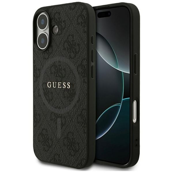 Etui Guess 4G Ring Classic Logo MagSafe do iPhone 17 czarny zdjęcie 1
