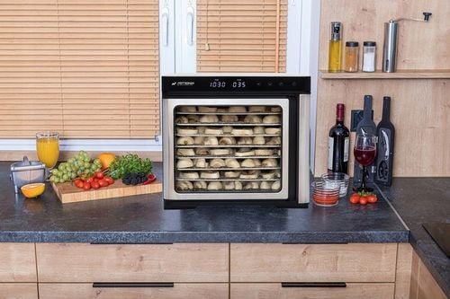 SUSZARKA SPOŻYWCZA DO ŻYWNOŚCI GRZYBÓW ZIÓŁ OWOCÓW WARZYW TIMER! 1000W na Arena.pl