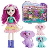 Enchantimals Lalka Tails Dessa i dalmatyńczyki HKN14 ZESTAW Z FIGURKAMI