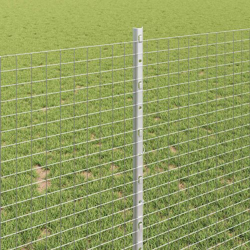 Ogrodzenie z słupkami Srebrny 1 x 10 m Stal na Arena.pl