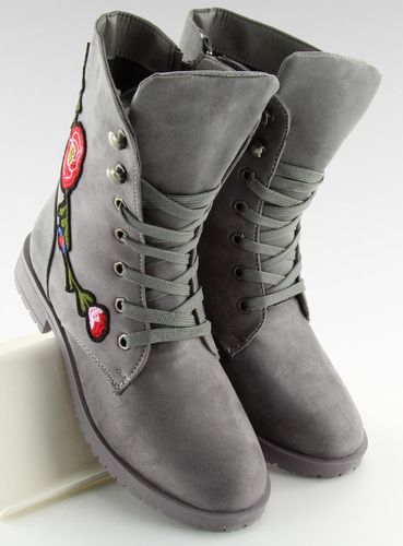 Workery z haftem szare AB-9 GREY - 41 na Arena.pl