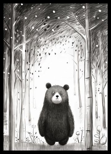 Plakat 29,7x42cm Ciekawski Miś na Arena.pl