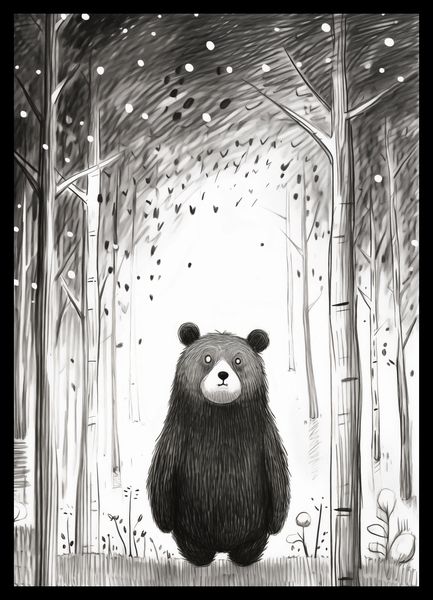 Plakat 29,7x42cm Ciekawski Miś zdjęcie 2