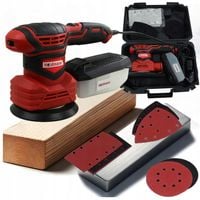 SZLIFIERKA OSCYLACYJNA MIMOSRODOWA WIELOFUNKCYJNA DO DREWNA METALU WALIZKA