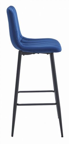 Hoker POZZA - granat aksamit / nogi czarne x 2 na Arena.pl