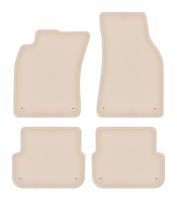 Dywaniki welurowe Audi A6 C6 2004-2006 beżowe sedan/kombi/avant komplet
