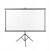 EKRAN PROJEKCYJNY PVC MULTIMEDIALNY ZWIJANY 80" 16:9 FULL HD 4K +